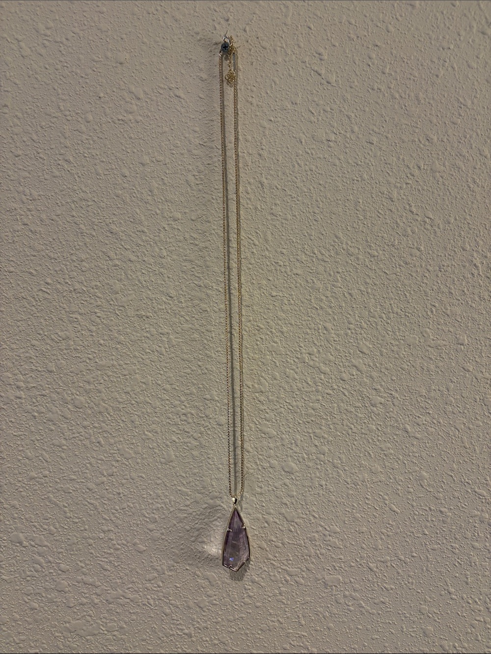 Kendra Scott Carole Gold Amethyst Pendant